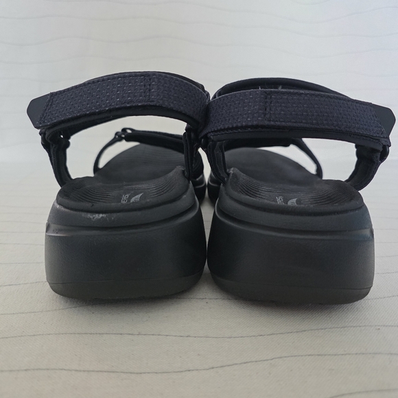 Skechers Womens Go Walk Arch Fit Cruise Around Black Sandals Shoes 140251 Sz 10 - Picture 5 of 11